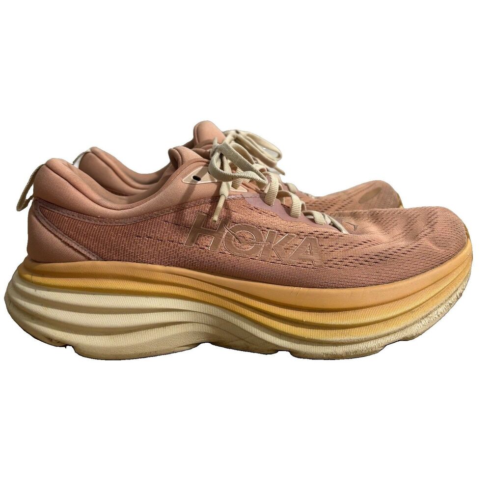 Hoka One One Bondi 8 Women’s Sz 9.5B Pink Running Shoes